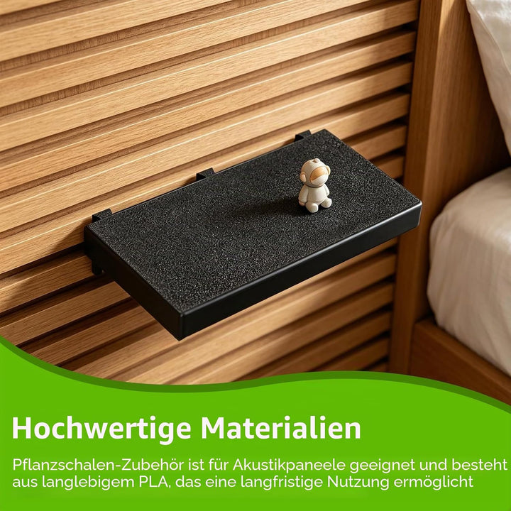 3 Stück Akustikpaneele Zubehör Regal für Akustikpaneele | Akustikpaneele Regal Ohne Bohren Zubehör A