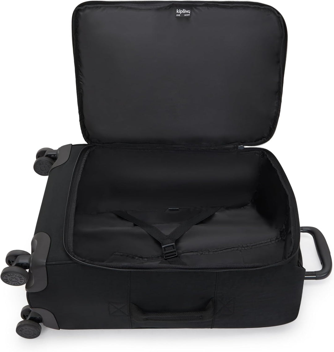 Kipling Darcey UP S Kleine Reisetasche mit Rollen, Carry On, Black Noir (Schwarz)