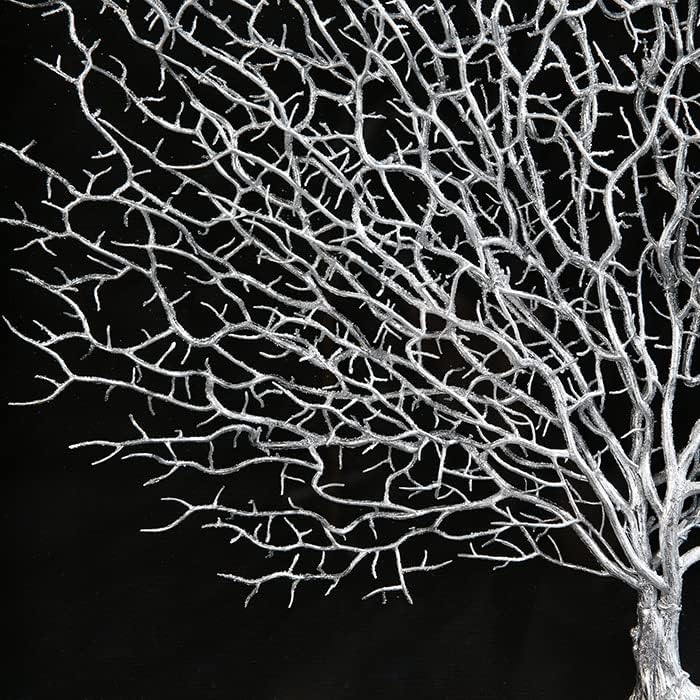 Casablanca Bild - Lebensbaum - Silberfarbener Rahmen + Baum 60 x 50 cm
