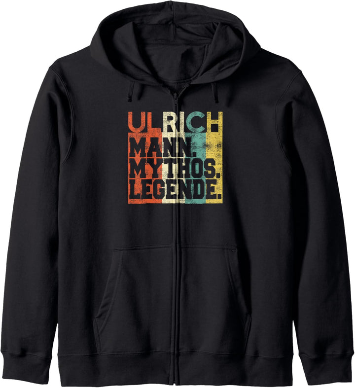 Retro Ulrich Mann Mythos Legende Geburtstag Kapuzenjacke
