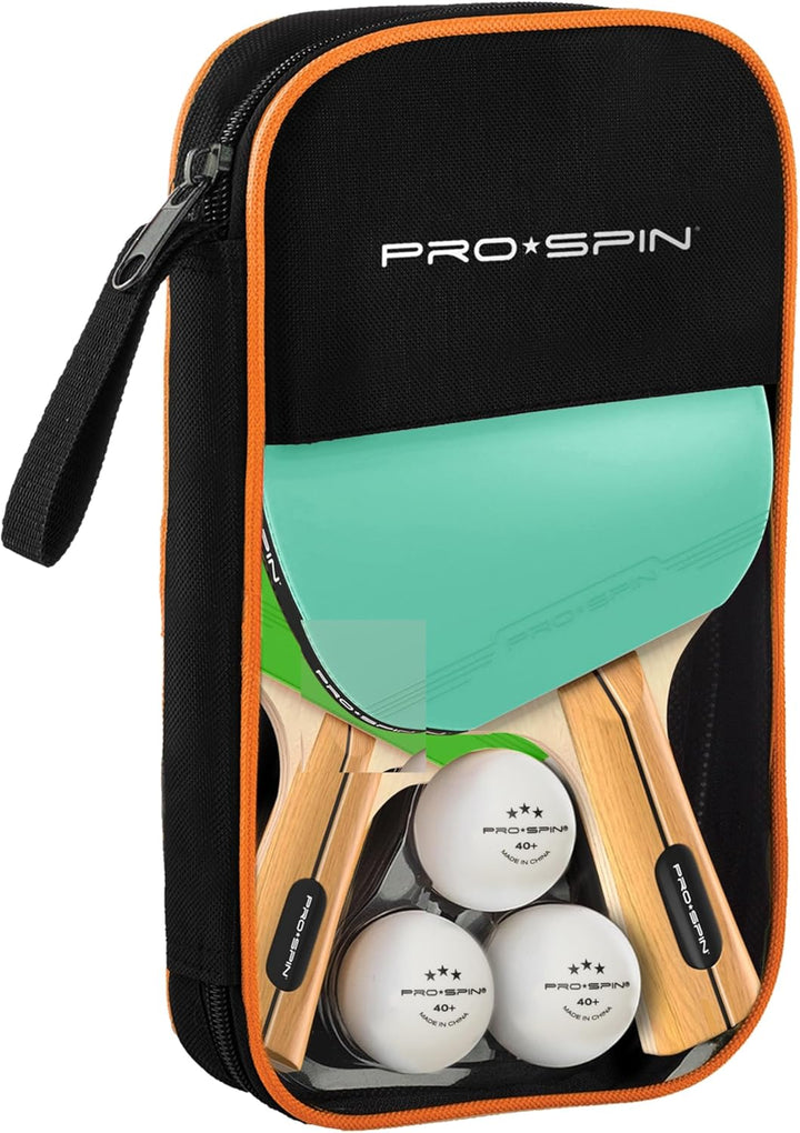 PRO-SPIN Tischtennisschläger – Hochleistungs-Tischtennis Set | Premium Tischtennisschlaeger, 3-Stern