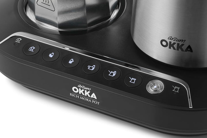 Arzum Okka Rich Moka Pot Kafeemaschine Espressokocher Mokkakanne Türkischer Kaffeekocher