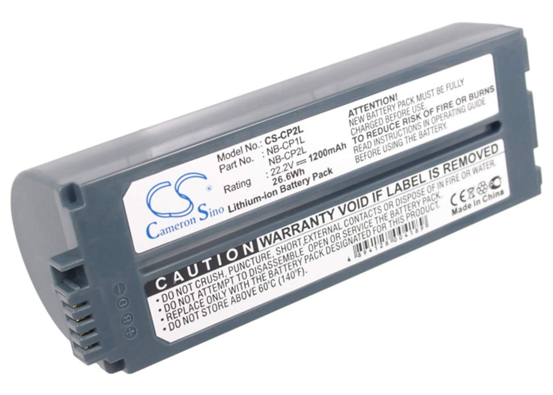 CS-CP2L Akkus 1200mAh Kompatibel mit [Canon] Selphy CP- 500, Selphy CP-100, Selphy CP-1000, Selphy C