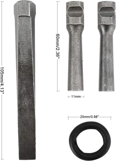 Homtone 10-teilig Hand Spalter für Beton, Stein, Marmor, Granit und Fels, Spaltkeil Werkzeuge Spreng