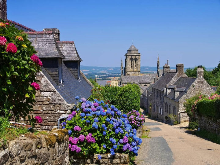 CALVENDO Puzzle Rue Saint-Maurice in Locronan 1000 Teile Lege-Grösse 64 x 48 cm Foto-Puzzle Bild von