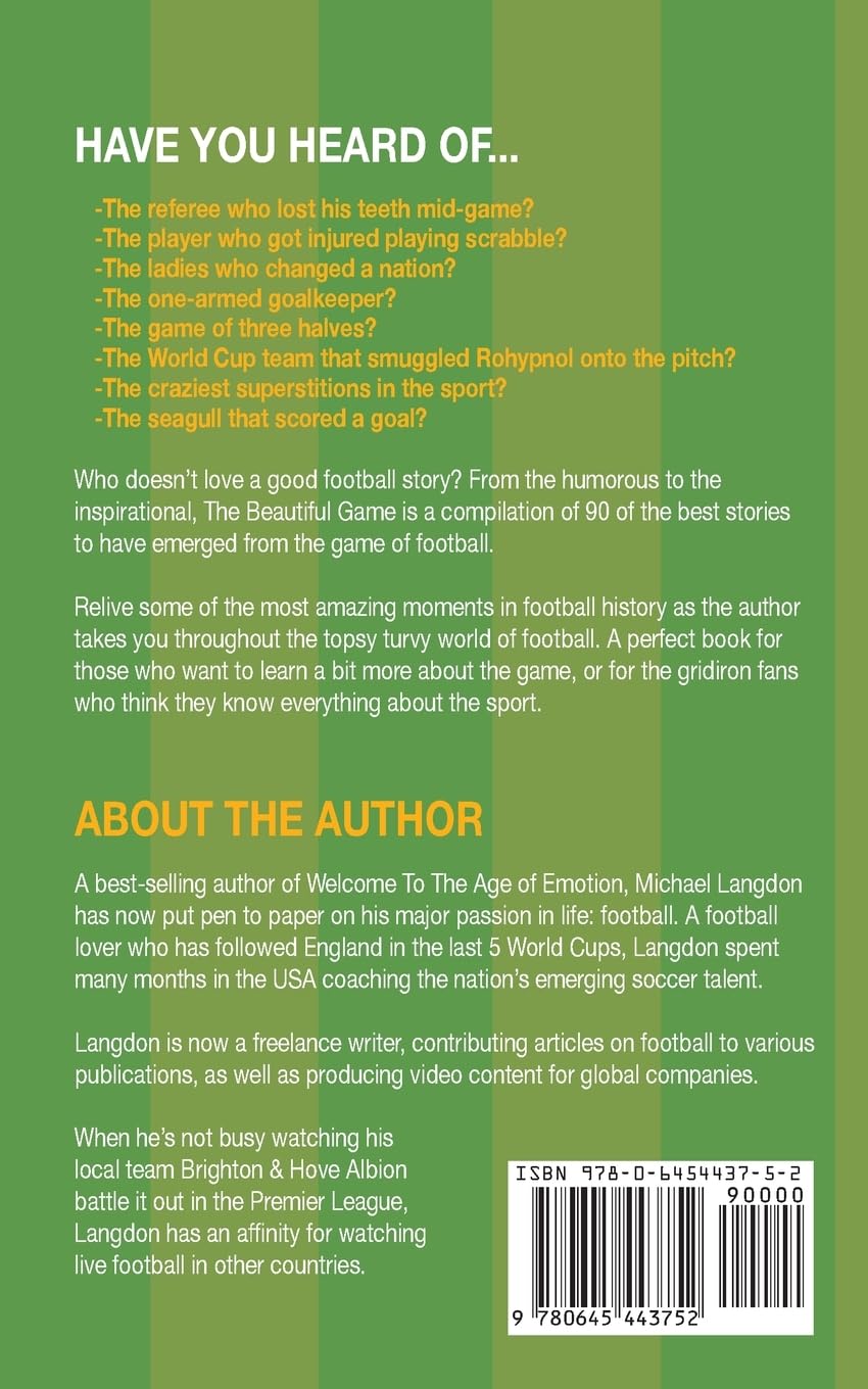 The Beautiful Game - The Most Amazing Football Stories of All Time, Taschenbuch