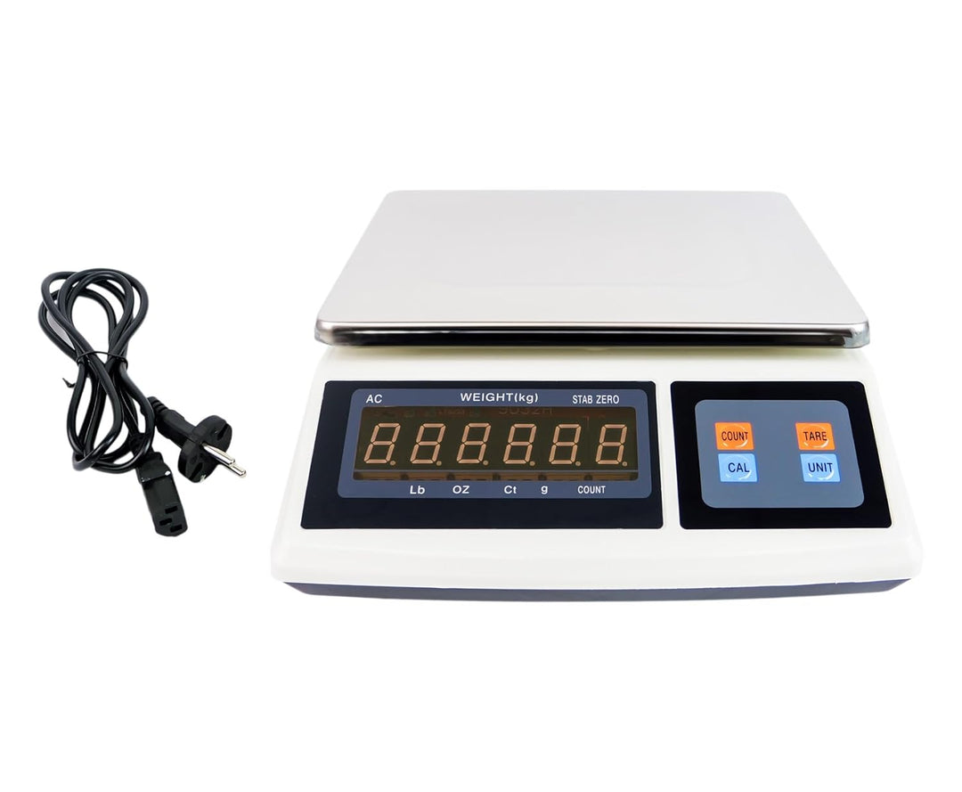 HDWR wagPRO-S30 Plattformwaage 30 kg, digitale Paketwaage mit Zählfunktion | Genauigkeit 1 g, Tara-F