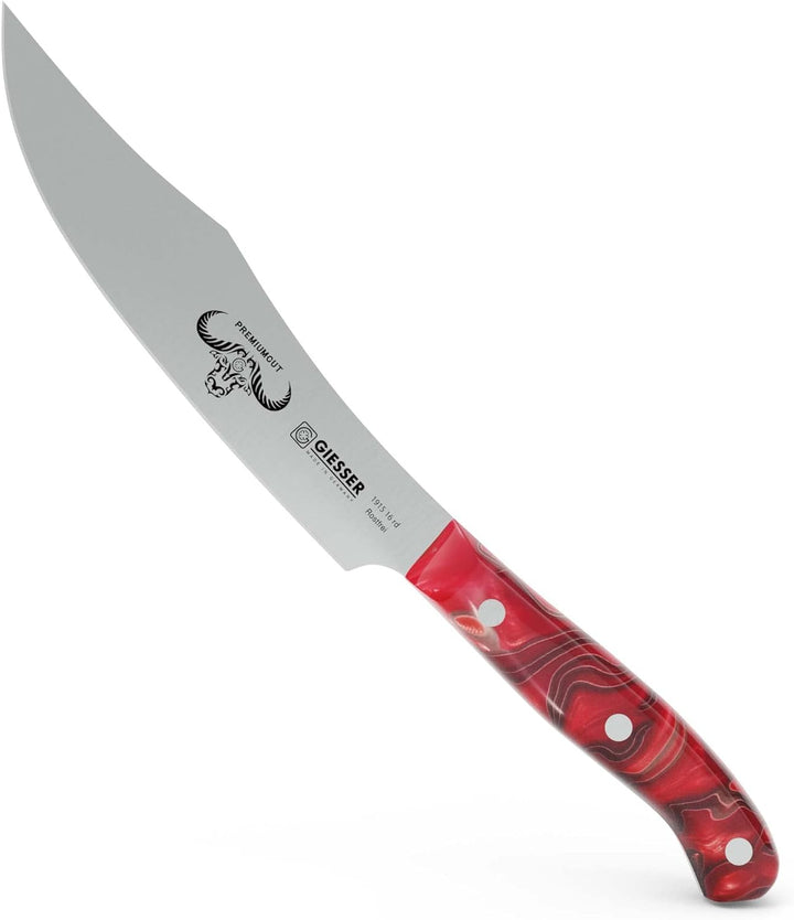 GIESSER seit 1776 - Made in Germany - Zubereitungsmesser 16 cm Red Diamond, PremiumCut Veggie No 1,