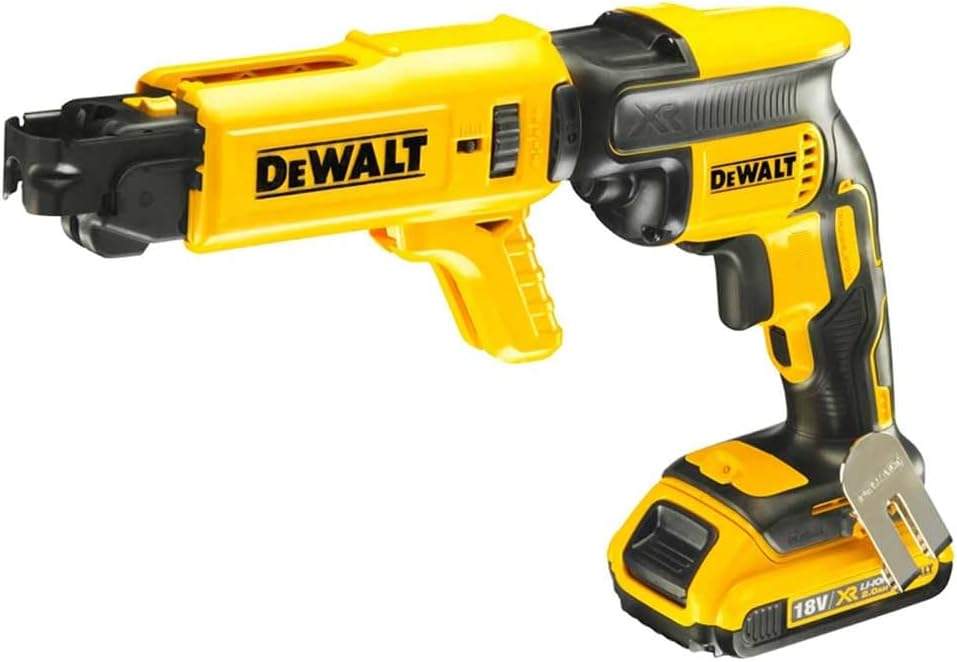 DEWALT DCF620D2K-GB 18 V XR bürstenloser Trockenbau-Schraubendreher, 2 x 2 Ah, mehrfarbig, 23,3 x 38