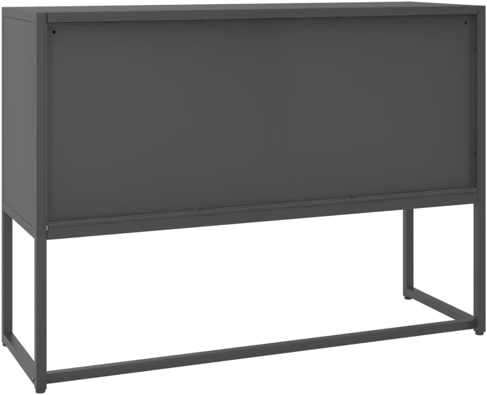 vidaXL Sideboard 3 Türen Kommode Anrichte Beistellschrank Schrank Mehrzweckschrank Standschrank Stah
