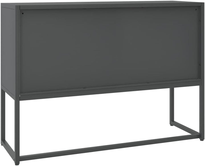 vidaXL Sideboard 3 Türen Kommode Anrichte Beistellschrank Schrank Mehrzweckschrank Standschrank Stah