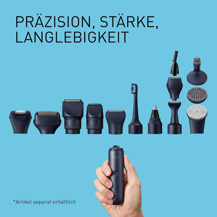 Panasonic MULTISHAPE modulares Körperpflege-System ER-CSF1, 3-Klingen-Scherkopf für Männer Kein Hand