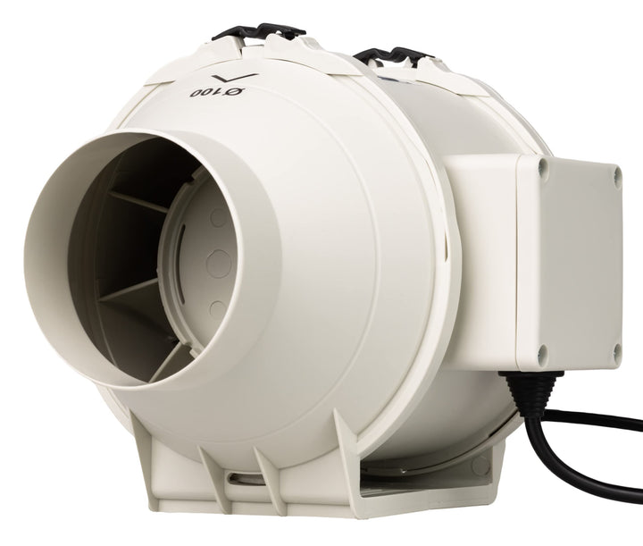 STERR Rohrventilator DFA100 Kanalventilator 100 mm / 4'' - Industrieventilator Niedriger Energieverb