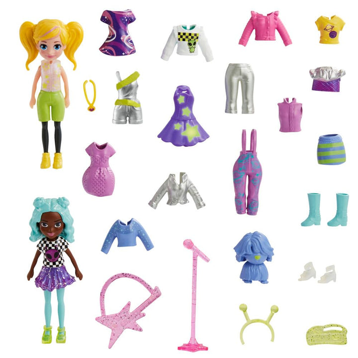 Polly Pocket and Friends Verschiedene Modeaccessoires Spielsets HNF51-HKV96
