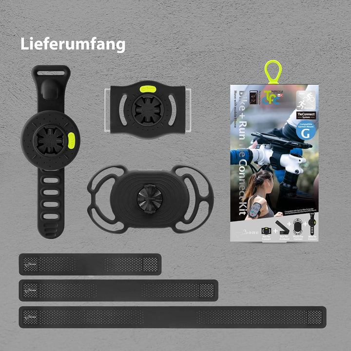 Bone 360° Drehbarer 2 IN 1 Abnembare Handyhalterung zum Joggen Radfahren, Universales Sportarmband F