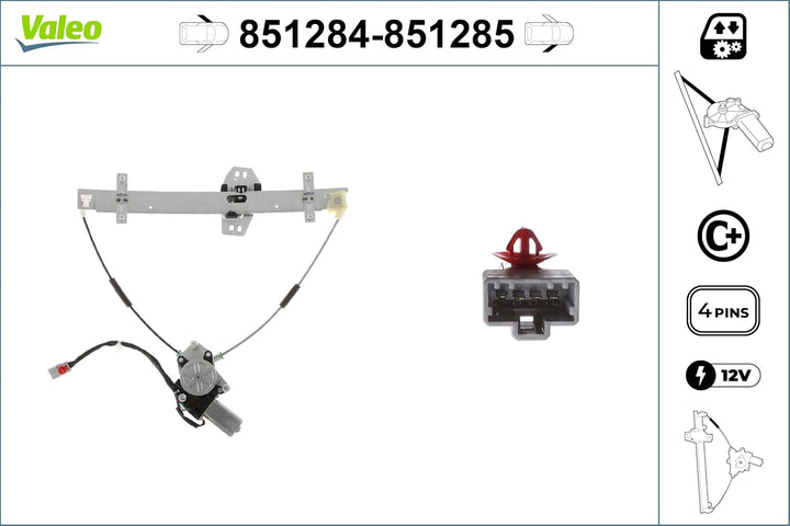 Valeo Fensterheber 851284