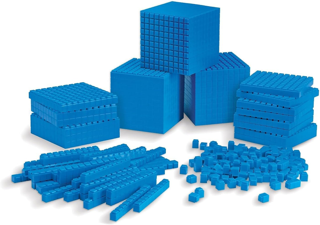 Learning Resources Zusammensteckbare Zehnersystem-Stäbe, Schulklassen-Set aus Kunststoff