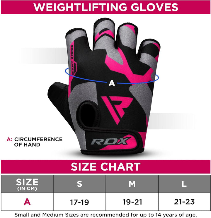 RDX Fitness Handschuhe Trainingshandschuhe Handgelenkstütze Sporthandschuhe Gewichtheben Workout Bod
