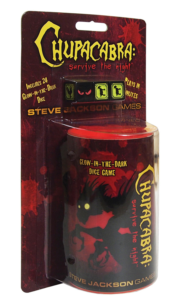 Steve Jackson Games | Chupacabra: Survive The Night | Fast-Paced Dice Game for 2 to 4 Players | Quic