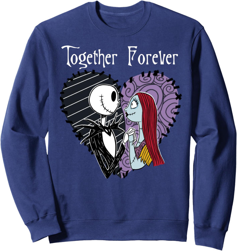 Disney The Nightmare Before Christmas Jack & Sally Together Sweatshirt