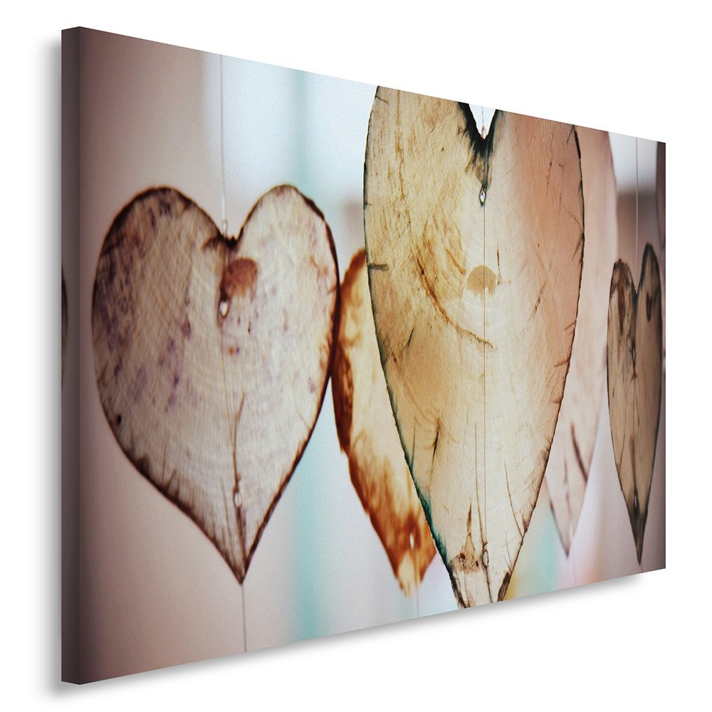 Feeby. Wandbild - 1 Teilig - 50x70 cm, Leinwand Bild Leinwandbilder Bilder Wandbilder Kunstdruck, HE