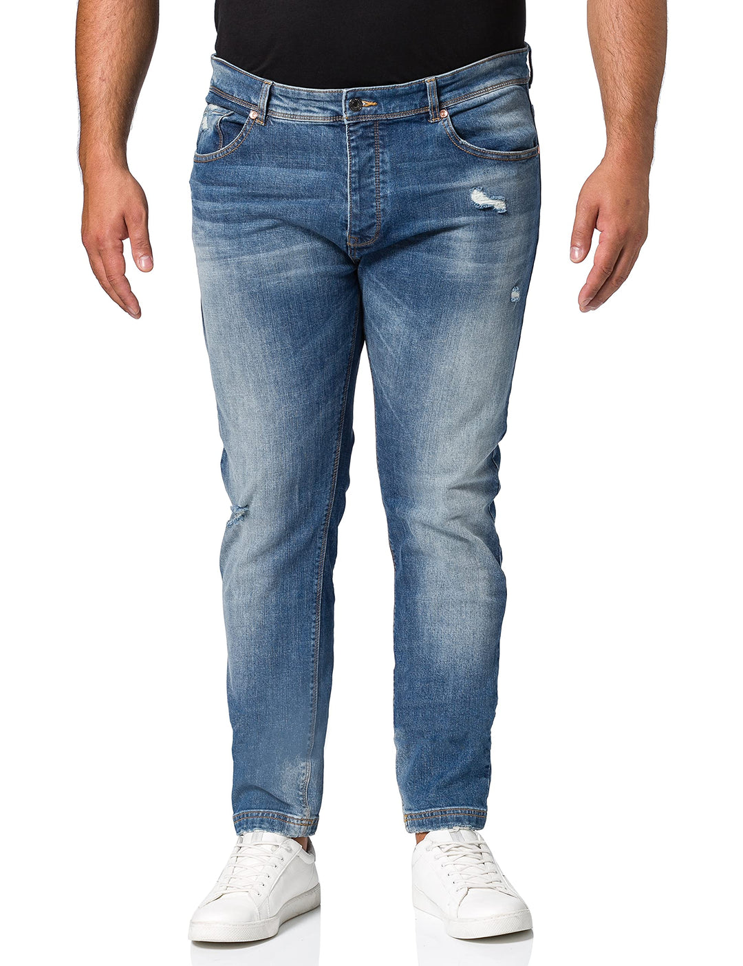United Colors of Benetton Herren Hose 30 Denim Chiaro 907, 30 Denim Chiaro 907