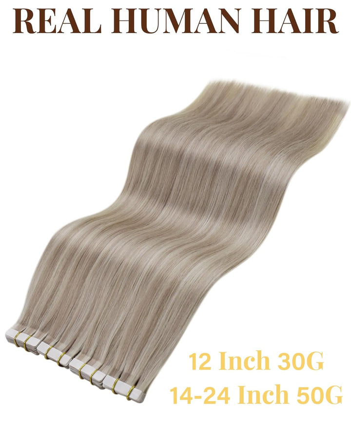 Hetto Echthaar Extensions Tape in Blond Extensions Tape in Echthaar Remy Tape Extensions Echthaar Du
