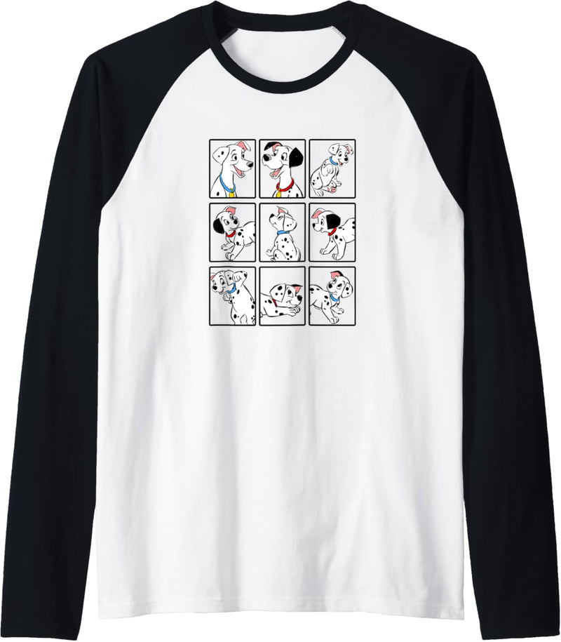 Disney 101 Dalmatians Group Shot Family Box Up Raglan