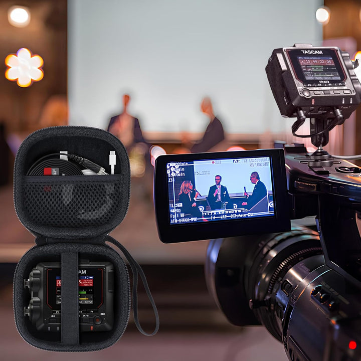 Hart Schutz Hülle Etui Tasche für TASCAM FR-AV2 Professioneller 2 Kanal Audiorecorder, für TASCAM FR