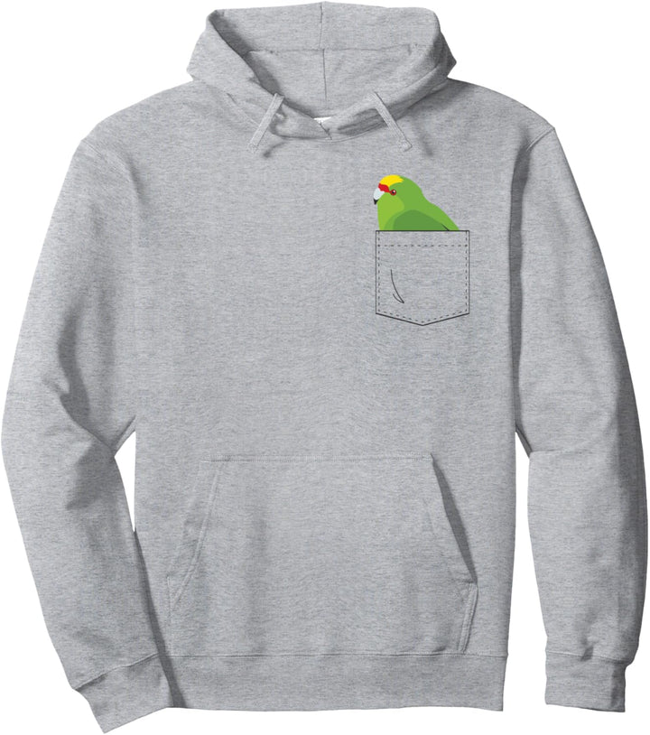Gelbe gekrönte Sittich Papagei gefälschte Tasche Pullover Hoodie