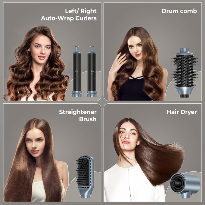 Airstyler 5 in 1 Hair Styler With 110000 U/Min Hochtouriger Motor Haartrockner Warmluftbürste Haarst