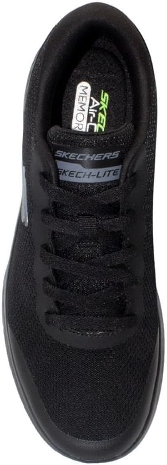 Skechers Herren Fabric 45 EU Schwarz, 45 EU Schwarz