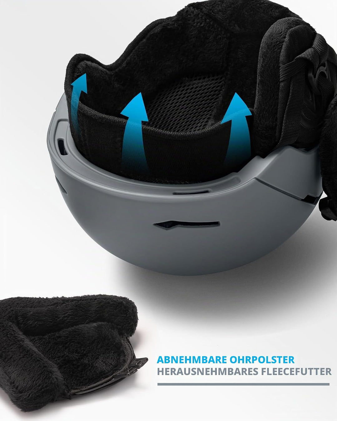 OutdoorMaster ELK MIPS Skihelm - Schneesporthelm Snowboardhelm für Männer Frauen &amp; Jugend Mattes Gra