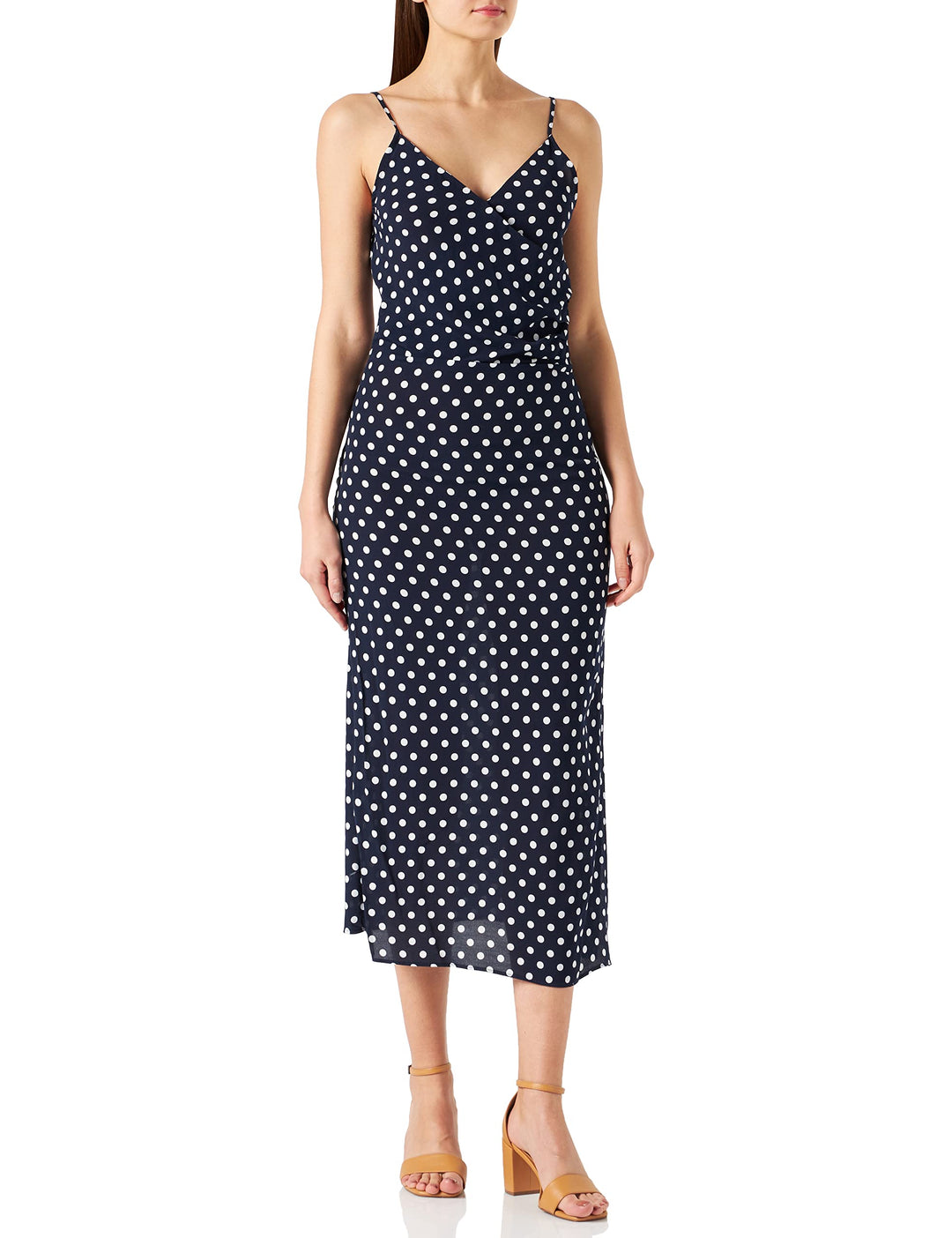 Naf Naf Damen Robe 32 Marineblau / Weiss, 32 Marineblau / Weiss