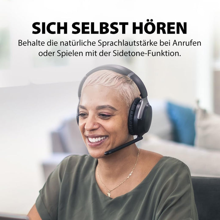 Avantalk Aria Pro 3 – Bluetooth-Headset mit abnehmbares Noise Cancelling Mikrofon für die Arbeit - 2