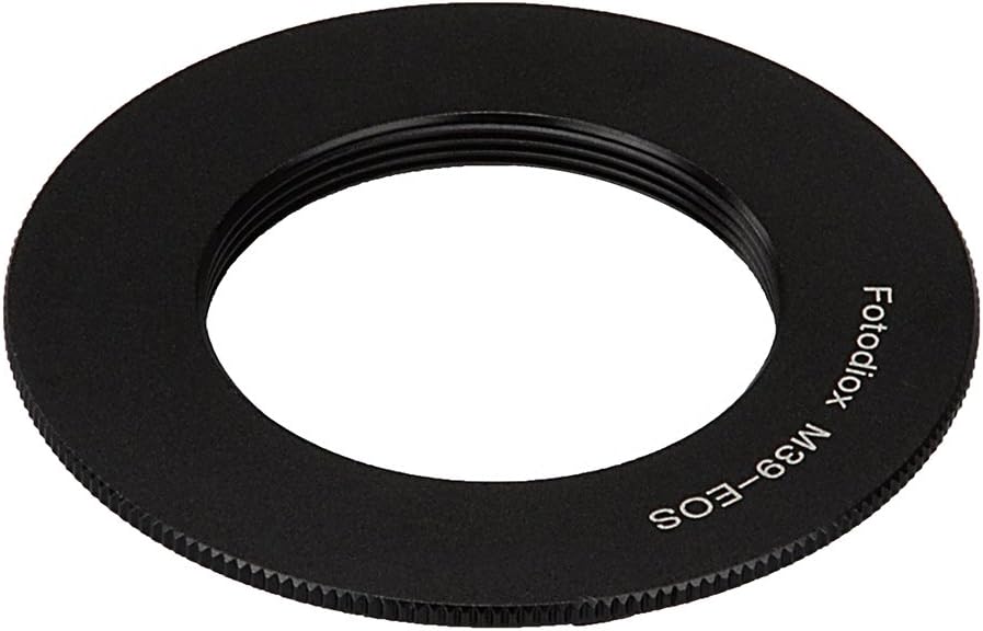 Fotodiox Lens Mount Adapter Compatible with M39/L39 (x1mm Pitch) Screw Mount SLR Lens on Canon EOS (