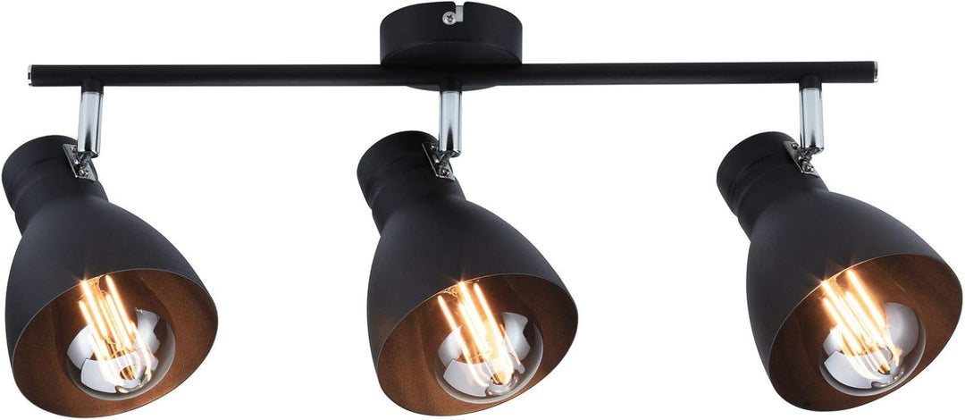 Paulmann Spotlight Davy max 3x20W E27 Schwarz 230V 3er, 3er