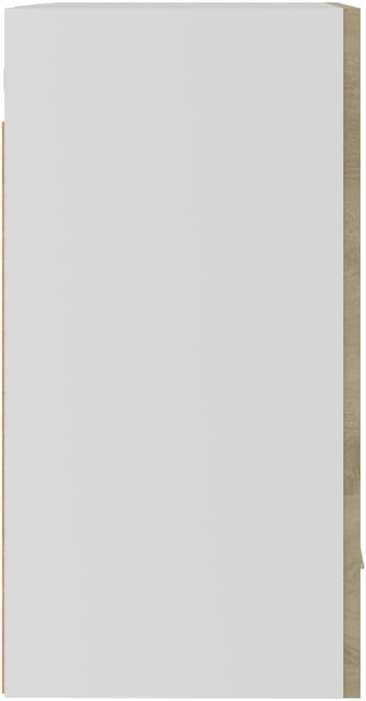 vidaXL Hängeschränke 2 STK. Lyon Sonoma-Eiche 50x31x60 cm Holzwerkstoff, Küchenschrank, Gastronomies