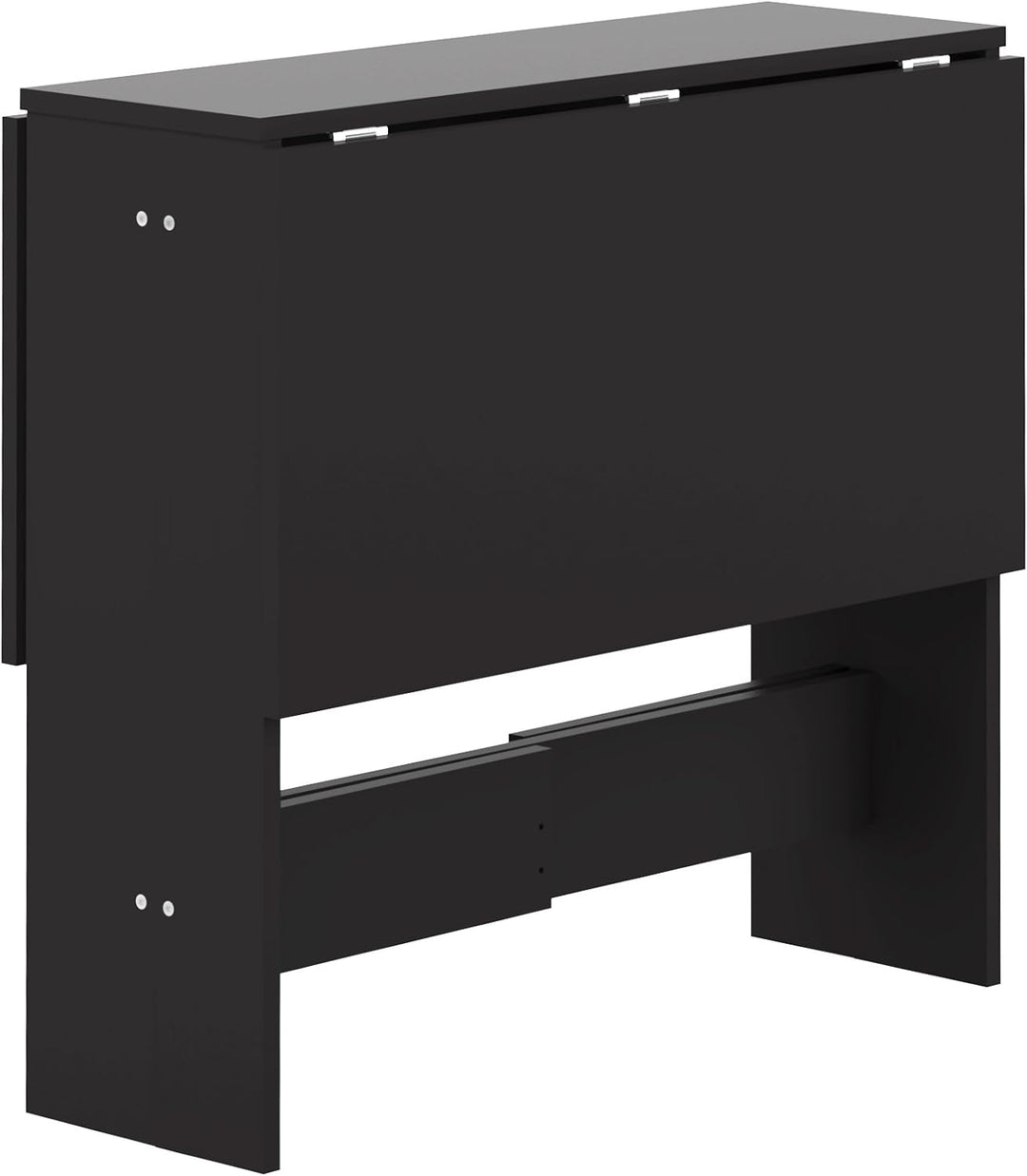 Symbiosis Klapptisch, Holzwerkstoff, Schwarz, 76 x 103 x 73.4 cm, Schwarz