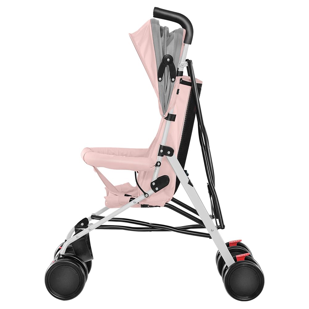 OHMG Kinderbuggy, Klein Zusammenklappbar Kinderwagen,Rücken und Fussstützenverstellung,Hinterradbrem
