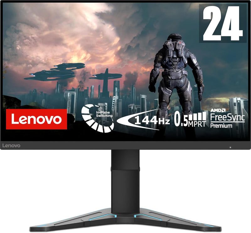 Lenovo G24-20 | 23,8" Full HD Gaming Monitor | 1920x1080 | 144Hz | 350 nits | 1ms Reaktionszeit | HD