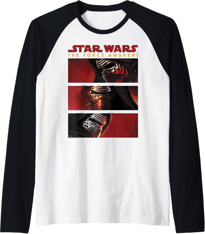 Star Wars Kylo Tri Stacked Panels Raglan