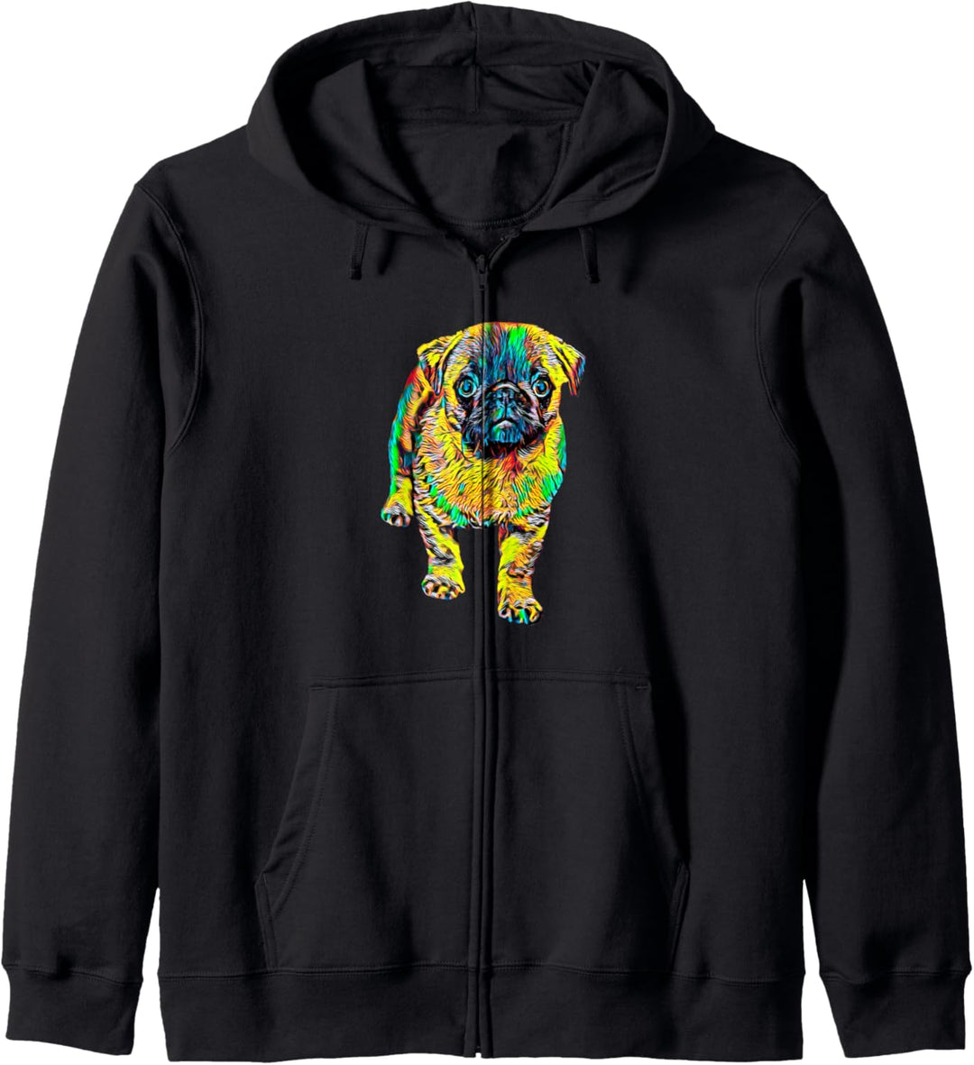 Mops Hund Kapuzenjacke