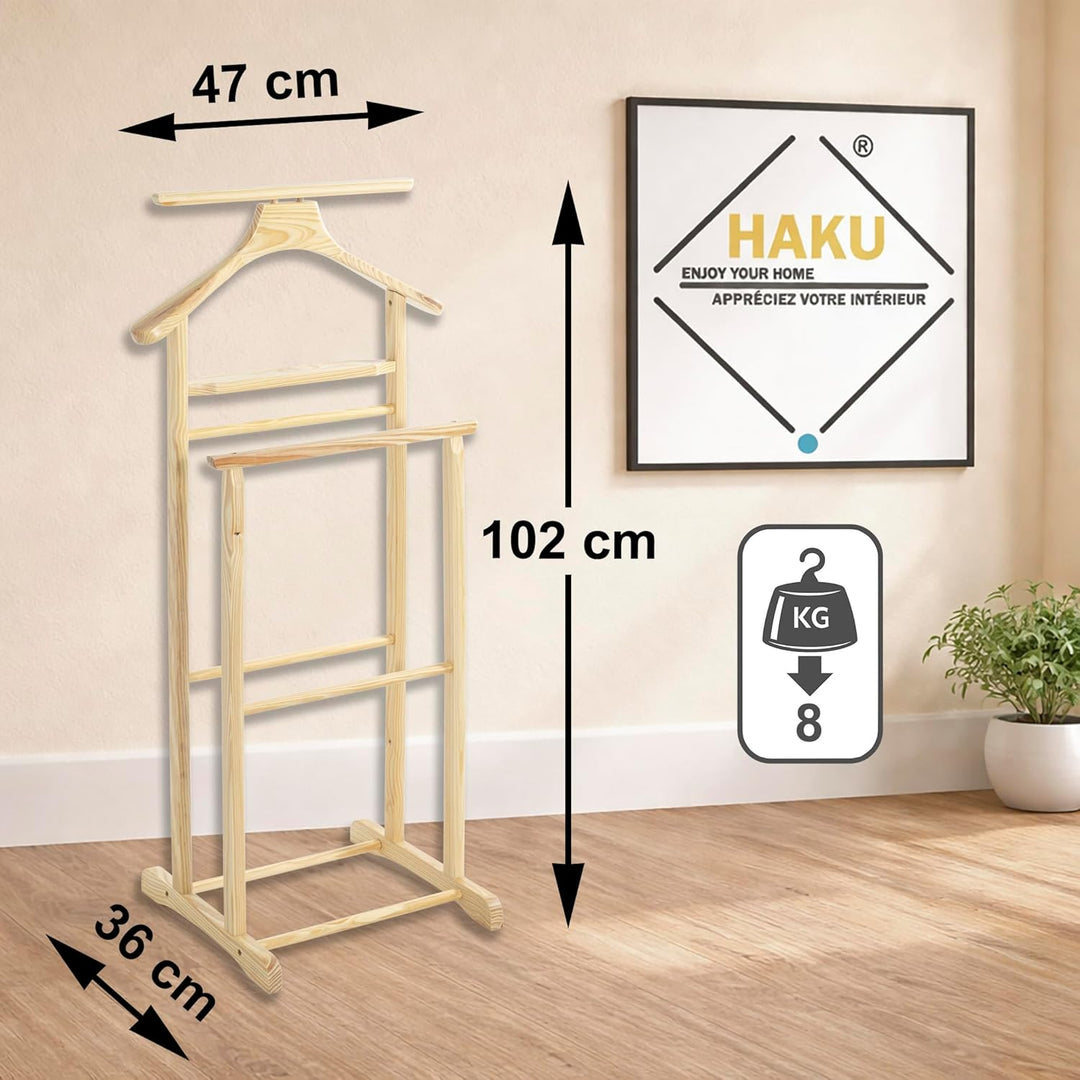 Haku Möbel 30369 Herrendiener 47 x 36 x 102 cm,