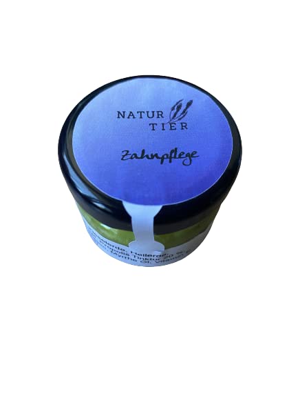 Zahnpflege, Zahnpasta 30 ml - 100% Natürliche Inhaltsstoffe - Hund, Katze, Pferd