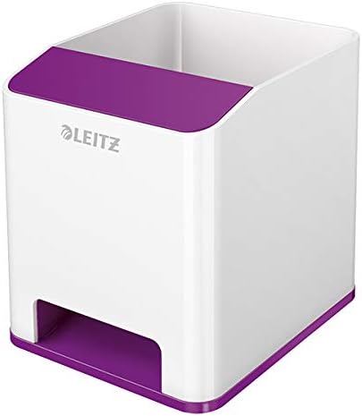 Leitz Wow Schreibtisch Accessoires (Komplett - Set, Weiss/Schwarz) (Metallic Violett) Komplett - Set