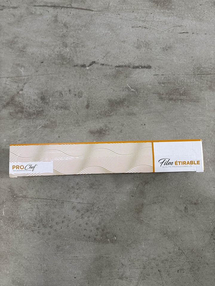 2 Rollen Frischhaltefolie Pro Zip, zum Schutz der Frische von Lebensmitteln, für Mikrowellen und Gef
