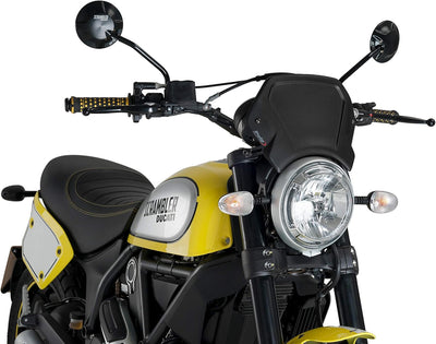 Puig Aluminium Frontplatte 9799N för ICON/Classic/Full Throttle 19', Ducati Scrambler URBAN Enduro 1