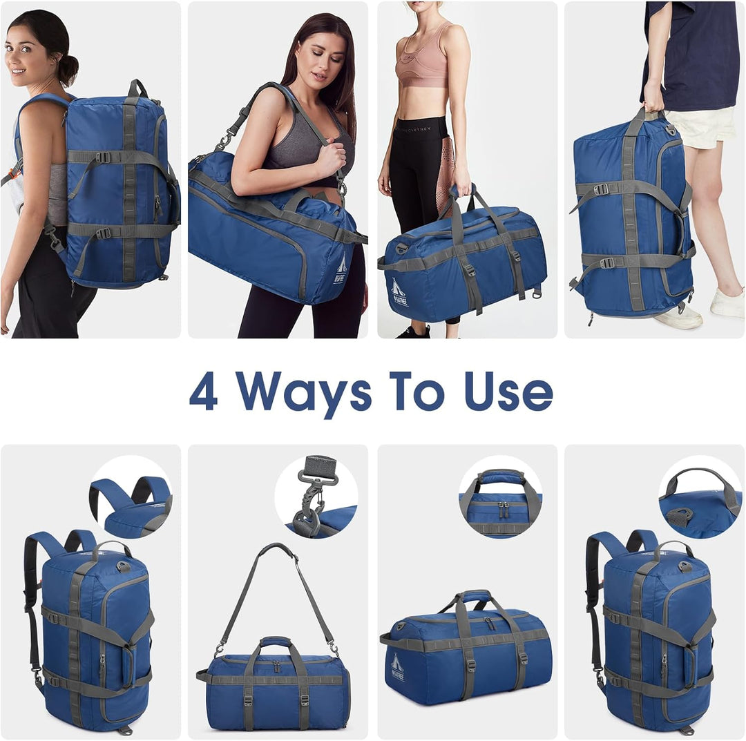 G4Free 45L Grosse Sporttasche&Reisetasche für Damen und Herren/mit Schuhfach & Nassfach/Trainingstas