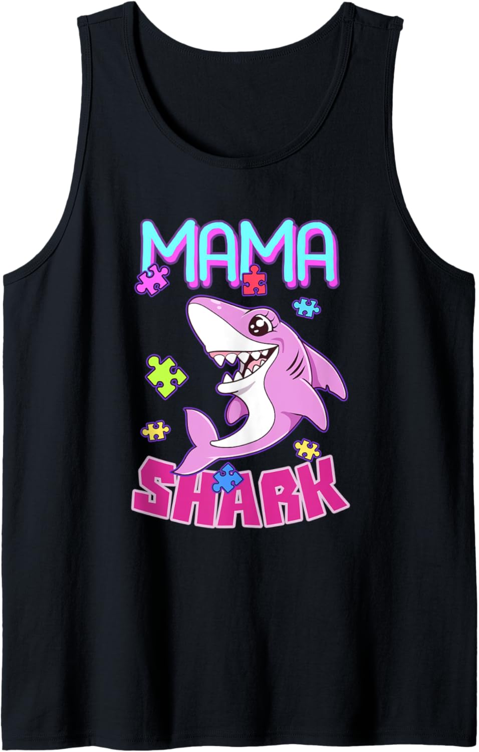 Starke Mama Hai Puzzle Stolze Mama Mutter Mami Tolle Mutti Tank Top